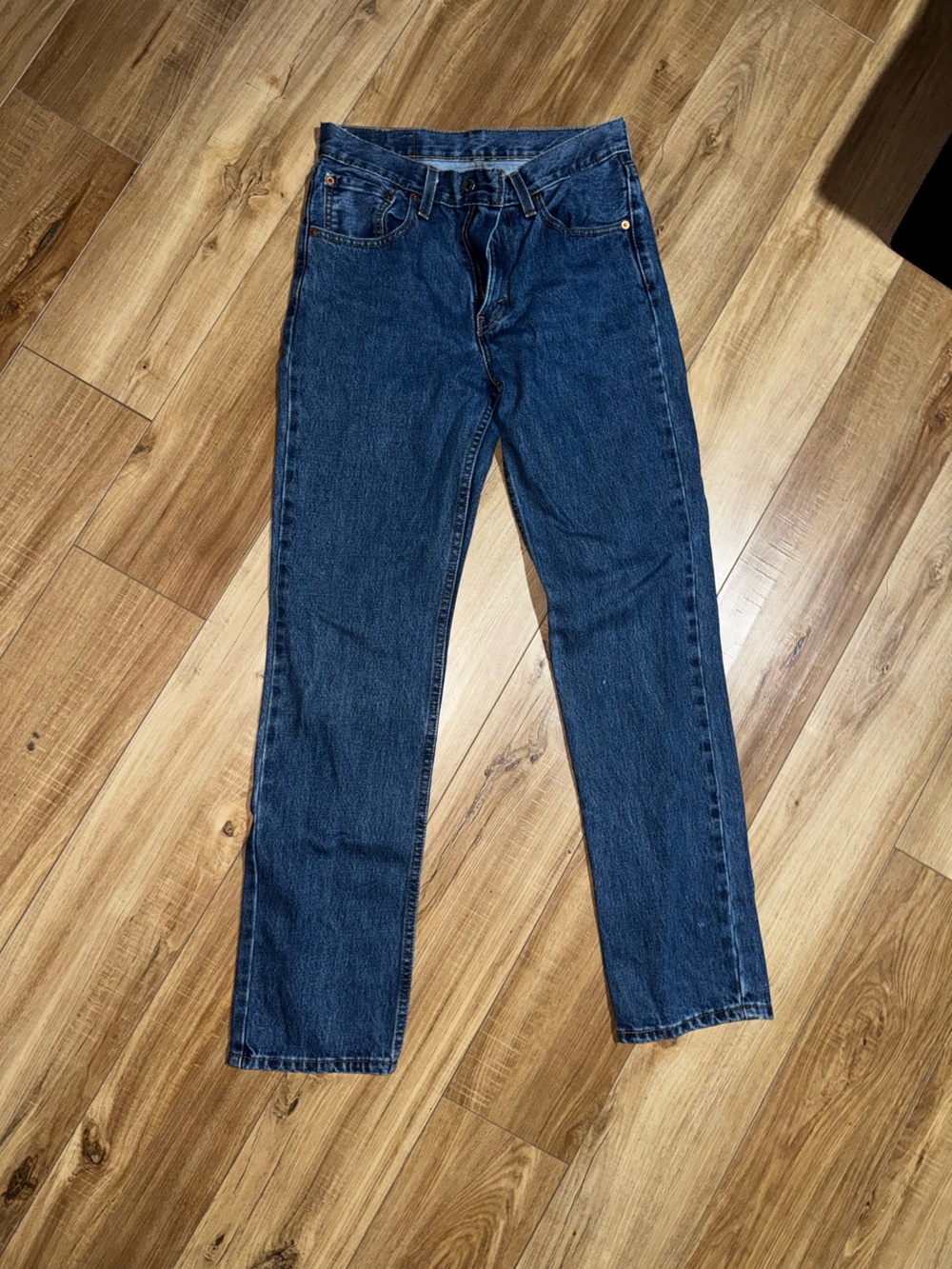 Leviβs 516 Dark Blue Straight-Leg Jeans